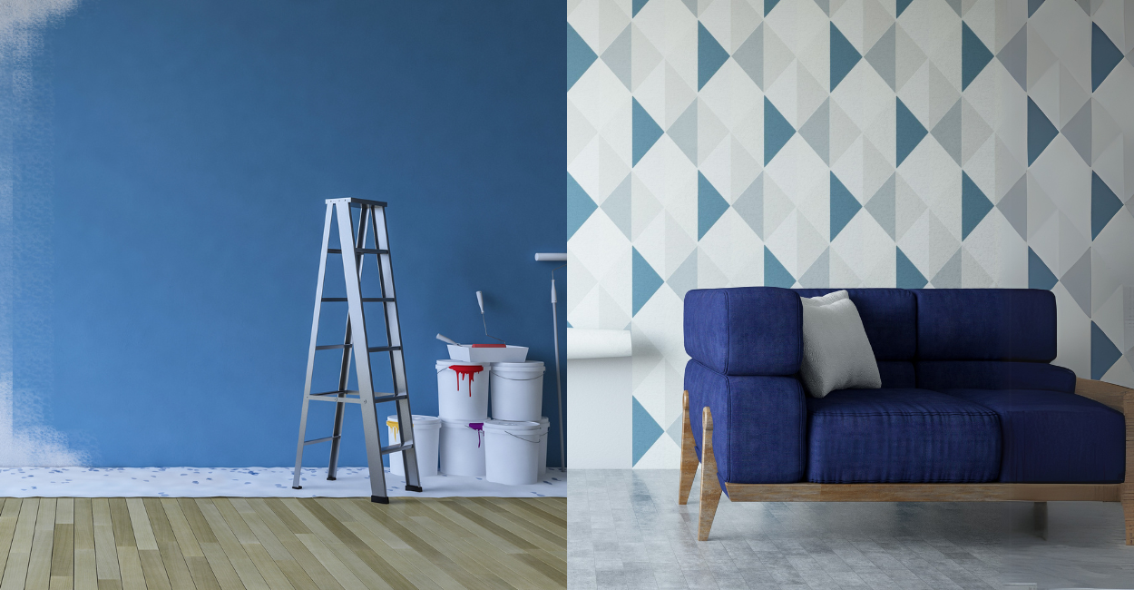Pintura ou Papel de Parede? Especialistas Revelam a Melhor Escolha Para Sua Casa